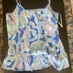 Lilly Pulitzer Pastel Floral Blouse